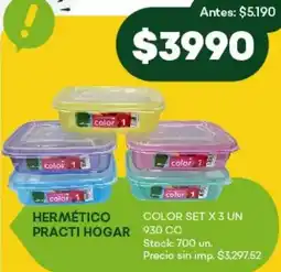 Super MAMI Hermético practi hogar oferta