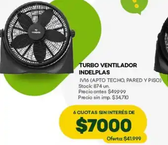 Super MAMI Turbo ventilador indelplas oferta