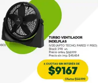 Super MAMI Turbo ventilador indelplas oferta