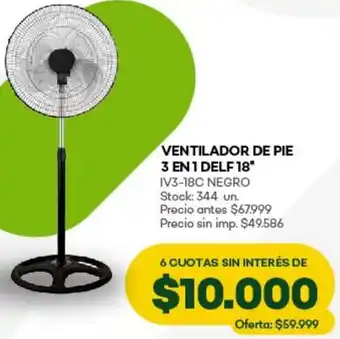 Super MAMI Ventilador de pie oferta