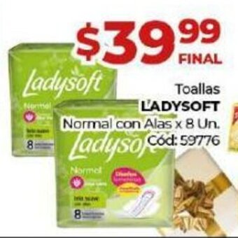 Diarco Toallas Ladysoft Normal con Alas oferta