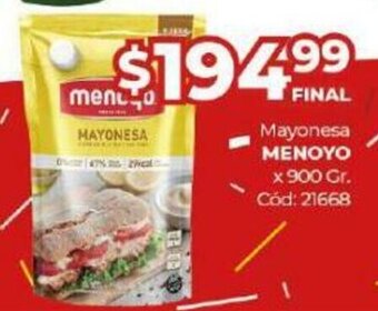 Diarco Mayonesa Menoyo oferta