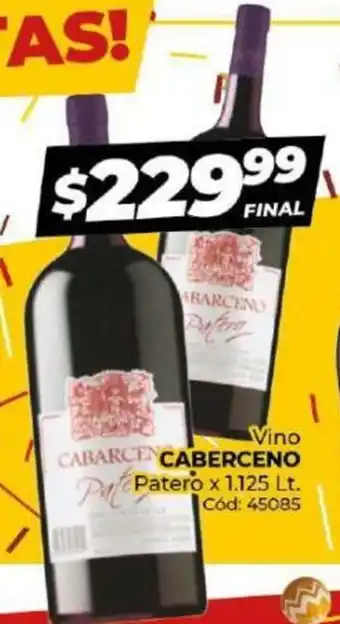 Diarco Vino Caberceno Patero oferta