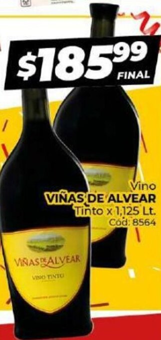 Diarco Vino Viñas de Alvear Tinto oferta