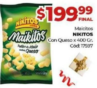 Diarco Maicitos Nikitos Con Queso oferta