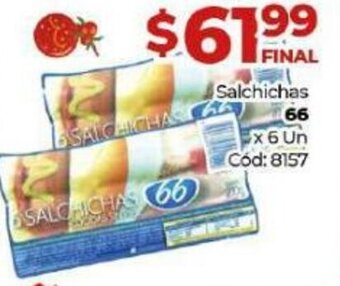 Diarco Salchichas 66 oferta