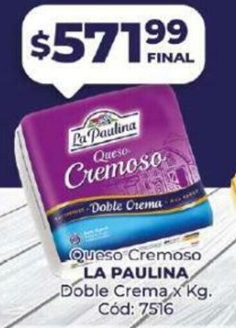 Diarco Queso Cremoso La Paulina Doble Crema oferta