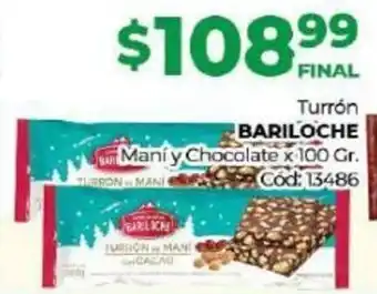 Diarco Turrón Bariloche Maní y Chocolate oferta
