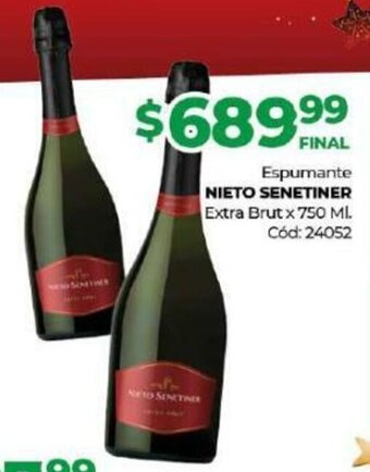 Diarco Espumante Nieto Senetiner Extra Brut oferta