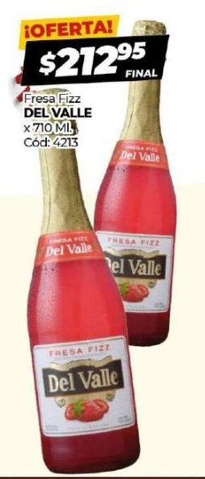 Diarco Fresa Fizz Del Valle oferta