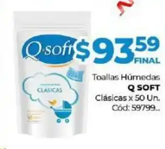 Diarco Toallas Húmedas Q Soft Clásicas oferta