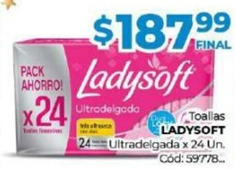 Diarco Toallas Ladysoft Ultradelgada oferta