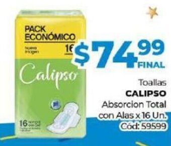 Diarco Toallas Calipso Absorcion Total con Alas oferta