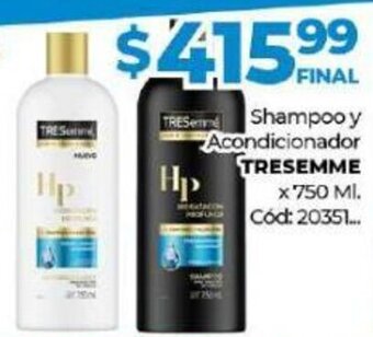 Diarco Shampoo y Acondicionador Tresemme oferta