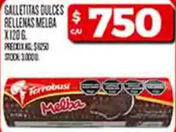 Supermercados DIA Melba galletitas dulces rellenas oferta