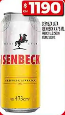 Supermercados DIA Isenbeck cerveza lata oferta