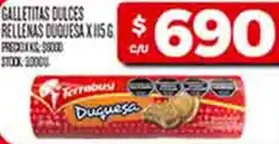 Supermercados DIA Duquesa galletitas dulces rellenas oferta