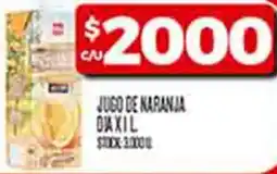 Supermercados DIA Jugo de naranja dia oferta