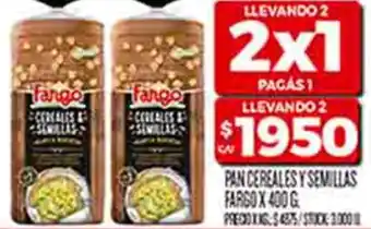 Supermercados DIA Fargo pan cereales y semillas oferta