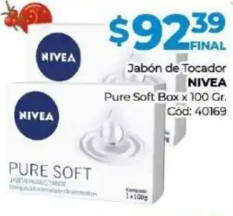 Diarco Jabón de Tocador Nivea Pure Soft Box oferta