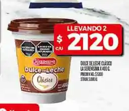 Supermercados DIA La serenisima dulce de leche clasico oferta