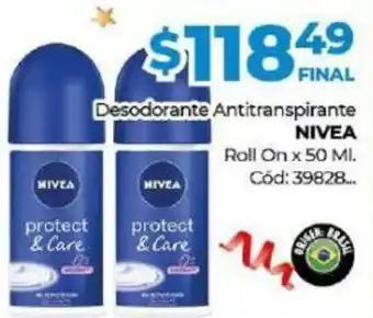 Diarco Desodorante Antitranspirante Nivea Roll On oferta