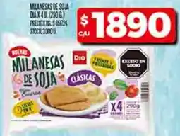 Supermercados DIA Milanesas de soja dia oferta