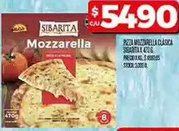 Supermercados DIA Pizza mozzarella clásica sibarita oferta