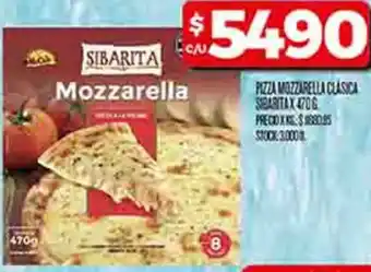 Supermercados DIA Pizza mozzarella clásica sibarita oferta