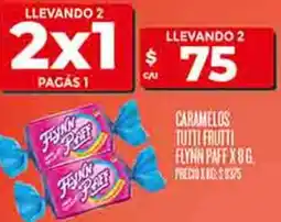 Supermercados DIA Caramelos tutti frutti flynn paff oferta