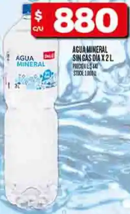 Supermercados DIA Agua mineral sin gas dia oferta