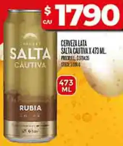 Supermercados DIA Cerveza lata salta salta cautiva oferta