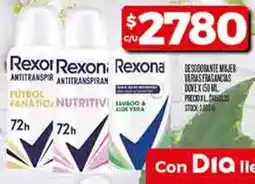 Supermercados DIA Dove varias fragancias desodorante oferta