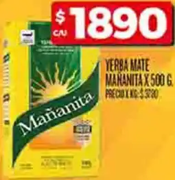 Supermercados DIA Yerba mate mañanita oferta