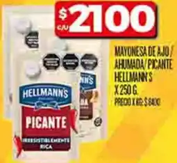 Supermercados DIA Hellmann's mayonesa de ajo ahumada/picante oferta