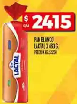 Supermercados DIA Lactal pan blanco oferta