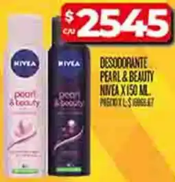 Supermercados DIA Nivea desodorante pearl&beauty oferta