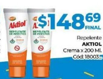 Diarco Repelente Aktiol Crema oferta