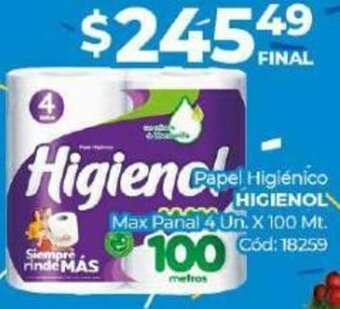 Diarco Papel Higiénico Higienol oferta