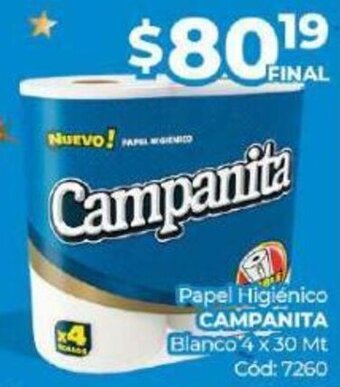 Diarco Papel Higienico Campanita oferta