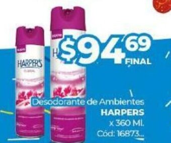Diarco Desodorante de Ambientes Harpers oferta