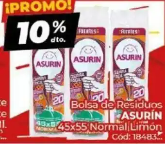 Diarco 10% dto. Bolsa de Residuos Asurín oferta