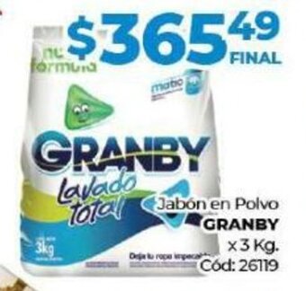 Diarco Jabón en Polvo Granby oferta