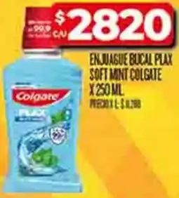Supermercados DIA Colgate enjuague bucal plax soft mint oferta