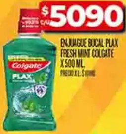 Supermercados DIA Colgate enjuague bucal plax fresh mint oferta