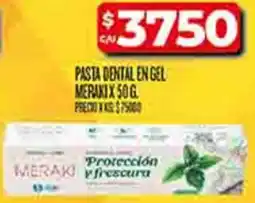 Supermercados DIA Meraki pasta dental en gel oferta