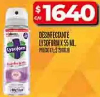 Supermercados DIA Lysoform desinfectante oferta