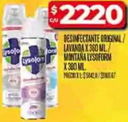 Supermercados DIA Desinfectante original/ lavanda oferta