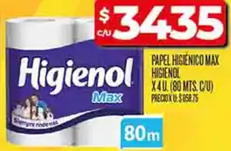 Supermercados DIA Higienol max papel higiénico oferta