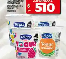 Supermercados DIA Tregar yogur cremoso entero/descremado oferta
